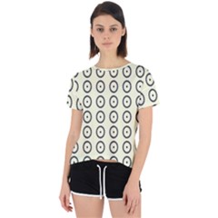 Sharp Circles Open Back Sport T-shirt by ConteMonfrey