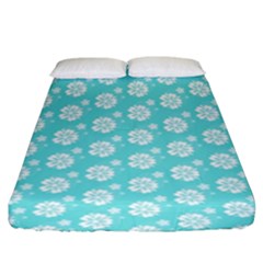 Spring Happiness Blue Ocean Fitted Sheet (king Size) by ConteMonfrey