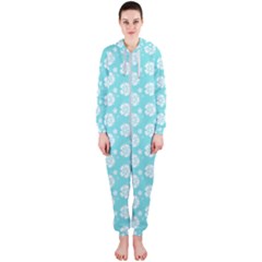 Spring Happiness Blue Ocean Hooded Jumpsuit (ladies)