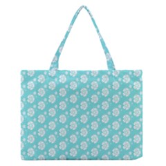 Spring Happiness Blue Ocean Zipper Medium Tote Bag by ConteMonfrey