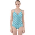 Spring Happiness blue ocean Cut Out Top Tankini Set View1