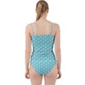 Spring Happiness blue ocean Cut Out Top Tankini Set View2