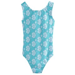 Spring Happiness Blue Ocean Kids  Cut-out Back One Piece Swimsuit by ConteMonfrey