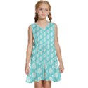 Spring Happiness blue ocean Kids  Sleeveless Tiered Mini Dress View1