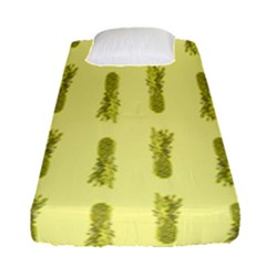 Yellow Pineapple Fitted Sheet (single Size) by ConteMonfrey