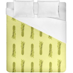 Yellow Pineapple Duvet Cover (california King Size) by ConteMonfrey