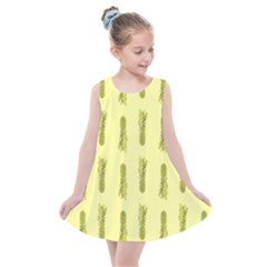 Yellow Pineapple Kids  Summer Dress