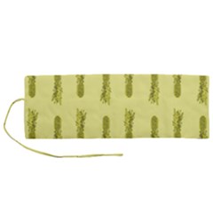 Yellow Pineapple Roll Up Canvas Pencil Holder (m) by ConteMonfrey