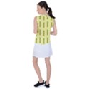 Yellow Pineapple Women s Sleeveless Sports Top View2