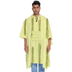 Yellow Pineapple Men s Hooded Rain Ponchos by ConteMonfrey