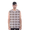 Brown snake skin Men s Basketball Tank Top View1