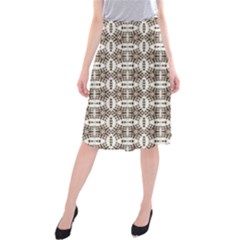 Brown Snake Skin Midi Beach Skirt by ConteMonfrey