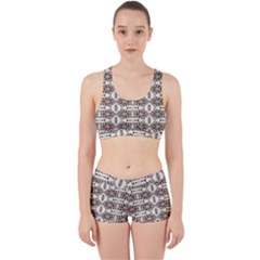 Brown Snake Skin Work It Out Gym Set by ConteMonfrey