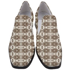 Brown Snake Skin Women Slip On Heel Loafers by ConteMonfrey