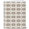 Brown snake skin 8  x 10  Hardcover Notebook View1