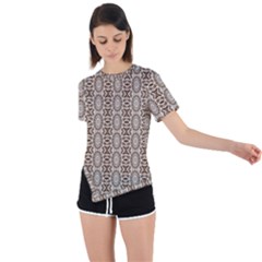 Wings Of Butterfly Starfish Asymmetrical Short Sleeve Sports T-shirt by ConteMonfrey