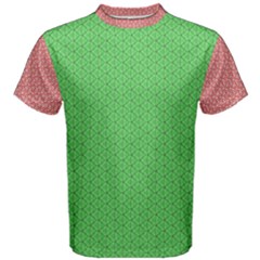  Spooky Pink Green Halloween  Men s Cotton T-shirt by ConteMonfrey