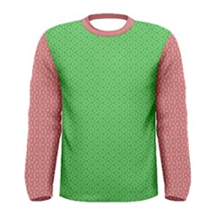  Spooky Pink Green Halloween  Men s Long Sleeve T-shirt