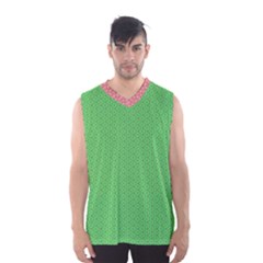  Spooky Pink Green Halloween  Men s Basketball Tank Top by ConteMonfrey