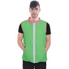  Spooky Pink Green Halloween  Men s Puffer Vest