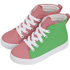  Spooky Pink Green Halloween  Kids  Hi-top Skate Sneakers by ConteMonfrey