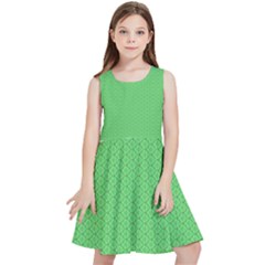  Spooky Pink Green Halloween  Kids  Skater Dress by ConteMonfrey