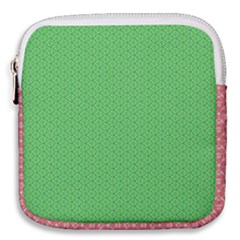  Spooky Pink Green Halloween  Mini Square Pouch by ConteMonfrey