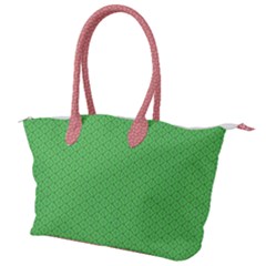  Spooky Pink Green Halloween  Canvas Shoulder Bag by ConteMonfrey