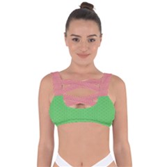  Spooky Pink Green Halloween  Bandaged Up Bikini Top by ConteMonfrey