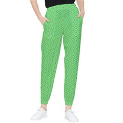  Spooky Pink Green Halloween  Women s Tapered Pants by ConteMonfrey