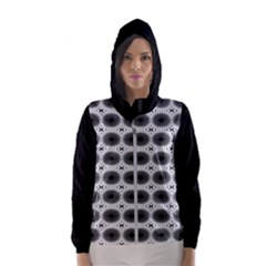 Cosmos Circles Women s Hooded Windbreaker