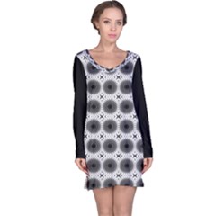 Cosmos Circles Long Sleeve Nightdress by ConteMonfrey