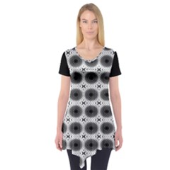 Cosmos Circles Short Sleeve Tunic  by ConteMonfrey