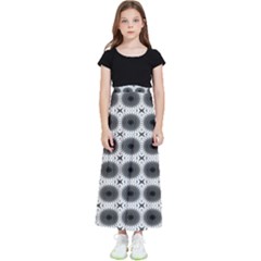 Cosmos Circles Kids  Flared Maxi Skirt by ConteMonfrey