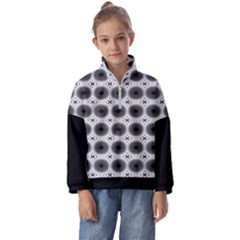 Cosmos Circles Kids  Half Zip Hoodie by ConteMonfrey