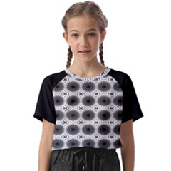 Cosmos Circles Kids  Basic T-shirt by ConteMonfrey