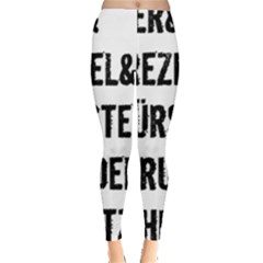 Its A German Thing Bier Brezel Wurstel Strudel Schnitzel Everyday Leggings  by ConteMonfrey