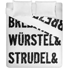 Its A German Thing Bier Brezel Wurstel Strudel Schnitzel Duvet Cover Double Side (california King Size) by ConteMonfrey