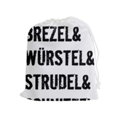 Its A German Thing Bier Brezel Wurstel Strudel Schnitzel Drawstring Pouch (xl) by ConteMonfrey