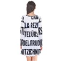 Its A German Thing bier brezel wurstel strudel schnitzel Long Sleeve V-neck Flare Dress View2