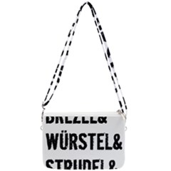 Its A German Thing Bier Brezel Wurstel Strudel Schnitzel Double Gusset Crossbody Bag by ConteMonfrey