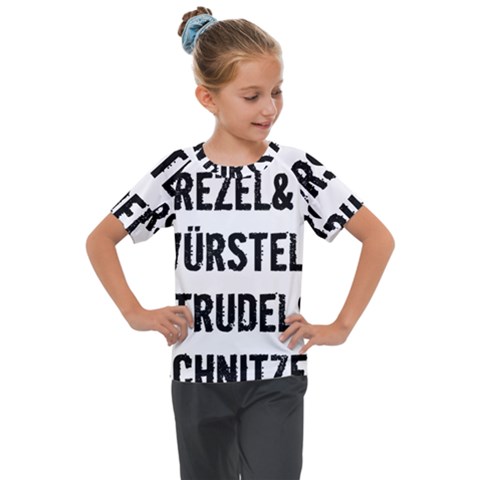 Its A German Thing Bier Brezel Wurstel Strudel Schnitzel Kids  Mesh Piece T-shirt by ConteMonfrey