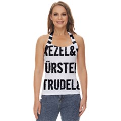 Its A German Thing Bier Brezel Wurstel Strudel Schnitzel Basic Halter Top by ConteMonfrey