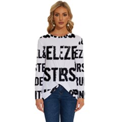 Its A German Thing Bier Brezel Wurstel Strudel Schnitzel Long Sleeve Crew Neck Pullover Top by ConteMonfrey