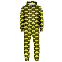 Under My Little Yellow Umbrella Hooded Jumpsuit (men)