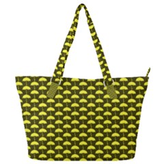 Under My Little Yellow Umbrella Full Print Shoulder Bag by ConteMonfrey