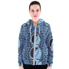 Grateful Dead Butterfly Pattern Women s Zipper Hoodie by Bedest