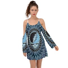 Grateful Dead Butterfly Pattern Boho Dress by Bedest