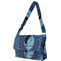 Grateful Dead Butterfly Pattern Full Print Messenger Bag (l) by Bedest