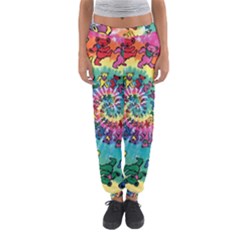 Grateful Dead Bears Tie Dye Vibrant Spiral Women s Jogger Sweatpants by Bedest